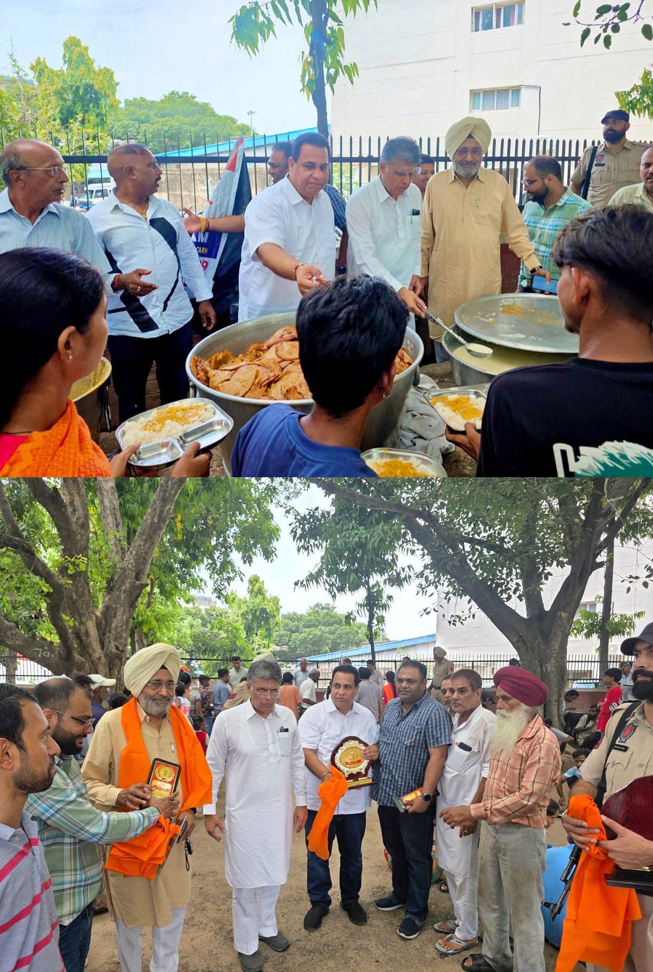 On the auspicious occasion of Shravan month, a grand Kheer-Puri Langar was organized by Manavta Kalyan Seva Samiti